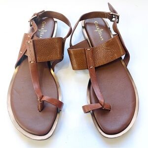 Cole Haan leather toe/thong Sandals